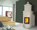 Produktbild: Austroflamm Kamineinsatz 45X51 K Rund inkl. Klapptüre | gussgrau 6 kW