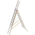 Produktbild: Layher Mehrzweckleiter Topic 1041, 3-teilig, mit 2 x 12 Sprossen + 1 x 12 Stufen