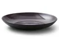 Produktbild: Bitz Schale Schale matt black / shiny lilac 40 cm, Steinzeug, (Schüsseln & Schalen), Servierplatte rund 40 cm Steinzeug Schwarz/Lila