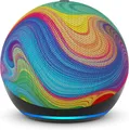 Produktbild: Amazon Echo Dot Kids (5.Gen) Regenbogenwirbel-Design Smarter #12585539