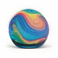 Produktbild: Amazon Echo Dot Kids (5.Gen) Regenbogenwirbel Edition - 1 Jahr  Kids+ Neu & OVP