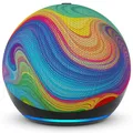 Produktbild: Amazon Echo Dot (5.Gen) Kids Regenbogenwirbel Smart Home Speaker | Händler