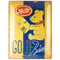 Produktbild: Nostalgic-Art Retro Blechschild, 30 x 40 cm, HARIBO – Goldbären Vintage Gold – Geschenk-Idee für Naschkatzen, Original Lizenzprodukt (OLP), aus Metall, Vintage Design, Blechschilder Sprüche