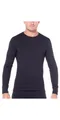 Produktbild: Icebreaker Langarmshirt Unterwäsche 200 Oasis LS Crewe - Merinowolle, enganliegend - schwarz