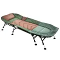 Produktbild: MK-Angelsport Relax Angelliege 8 Bein Karpfenliege bis 150kg belastbar Fischerliege Bedchair Gartenliege Liege