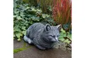 Produktbild: gartendekoparadies.de Gartenfigur Liegende Katze, Steinfigur, H. 17 cm, 8 kg, Frostsicher