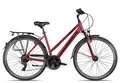 Produktbild: Adler Trekkingrad Verona Trapez, 21 Gang Shimano Tourney 21 Schaltwerk, Kettenschaltung, Straßenausstattung rot/orange