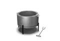 Produktbild: blumfeldt Feuerschale Ignite Pure, (Set, Set), Garten Grill Tisch Funkenschutz Feuerkorb Feuerstelle Outdoor