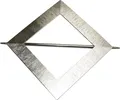 Produktbild: GARDINIA Dekoklammer Dekospange mit Stab Uranus, Gardinen, Vorhänge, (1-St), zum Dekorieren und Raffen