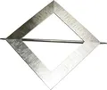 Produktbild: Gardinia Raffhalter für Vorhänge 14,5 x 14,5 cm edelstahl-optik  Raffhalter