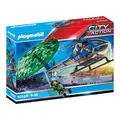 Produktbild: Playmobil 70569 City Action Police Parachute Pursuit Search, fun imaginative rol