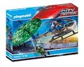 Produktbild: PLAYMOBIL CITY ACTION POLIZEI-HUBSCHRAUBER FALLSCHIRM 70569