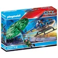 Produktbild: Playmobil 70569 Polizei-Hubschrauber: Fallschirm-Verfolgung