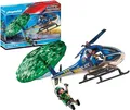Produktbild: Playmobil 70569 City Action Helikopter Fallschirm Flucht Hubschrauber Polizei