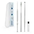 Produktbild: ® Ohrenreiniger Set aus Edelstahl – Premium Ohrenschmalzentferner mit Aufbewa...