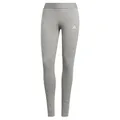 Produktbild: adidas Damen 3 Stripes Leggings , Medium Grey Heather / White, XS