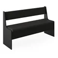 Produktbild: Vicco Esszimmer-Bank, Schwarz, Schwarz, Holzwerkstoff, Rechteckig, 41.5x80x136.6 cm, Esszimmer, Bänke, Sitzbänke