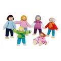 Produktbild: Goki Wooden Dollhouse Dolls Flexible moderne Familie, 6st.