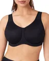 Produktbild: Wacoal Damen Simone 855170 Sport, Ungefüttert, Volle Abdeckung, mit Bügel BH, Undurchsichtige, Schwarz, 70E