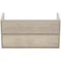 Produktbild: Ideal Standard Connect Air Möbelwaschtischunterschrank, 1000x440x517mm, 2 Auszüge, E0821UK, Farbe: Pinie hell Dekor / braun matt