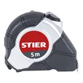 Produktbild: STIER Taschenbandmaß, Länge 5 m, Bandbreite 19 mm, Gürtelclip, Self-Lock-Buttons, Automatikband-Mechanik, 2K-Gehäuse, Maßband, Bandmaß, Messband, measuring tape, tape measure