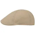 Produktbild: Stetson Texas Cotton Flatcap UV Schutz 40+ Unifarbene Schirmmütze Frühjahr Sommer beige L (58-59 cm)