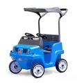 Produktbild: Step2 Side-By-Side Push Around SUV Kinderauto/Rutscher für Zwei Kinder | Spielzeug Auto mit Schiebestange in Blau | Kinderfahrzeug/Rutscherauto ab 1.5 Jahre