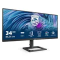 Produktbild: Philips 346E2LAE - 34 Zoll WQHD Monitor, Adaptive Sync, Lautsprecher, höhenverstellbar (3440x1440, 100 Hz, DisplayPort, HDMI, USB-C, USB Hub) schwarz