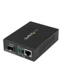 Produktbild: StarTech.com Gigabit Ethernet Fiber Media Converter with Open SFP Slot