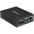 Produktbild: StarTech.com Gigabit Ethernet LWL / Glasfaser Medienkonverter mit SFP - 1000 Mbit/s Multimode Gigabit Ethernet Medienkon