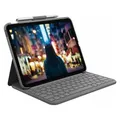 Produktbild: LOGITECH Slim Folio, KeyboardDock für iPad 10 2022, grau, DE