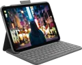 Produktbild: Logitech Slim Folio Tastatur-Case für iPad 10.9 (10. Gen) | Bluetooth | QWERTZ DE | Stifthalter | grau