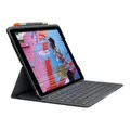 Produktbild: Logitech Slim Folio iPad 10th gen grau Tastatur Foliohülle QUWERTZ Deutsch