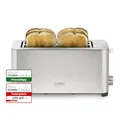 Produktbild: CASO Classico T 4 - Design Toaster, Testurteil: Sehr Gut, 5 Stufen, Inkl. Brötchenaufsatz, Mit zusätzlicher Aufwärm-, Auftaufunktion, für 4 Scheiben Toast