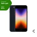 Produktbild: Apple iPhone SE (2022) 64GB Mitternacht, Sehr gut, 24 Monate Garantie - 97% Akk.