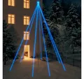 Produktbild: vidaXL Künstlicher Weihnachtsbaum Weihnachtsbaum-Lichterkette Indoor Outdoor 1300 LEDs Blau 8 m