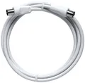 Produktbild: Axing Antennen Anschlusskabel [1x Antennenstecker 75Ω - 1x Antennenbuchse 75 Ω] 2.50m 85 dB Weiß