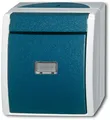 Produktbild: Busch-Jaeger 2601/6 WGL-53 Wippschalter, Aus- und Wechselschaltung, Ocean IP44, grau/blaugrün (2CKA001085A1613)