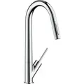 Produktbild: hansgrohe Axor Starck Küchenarmatur 10821000 mit Ausziehbrause, chrom