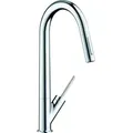 Produktbild: hansgrohe AXOR Starck Einhebel-Küchenmischer 270 mit Ausziehbrause, 10821000, Farbe: Chrom