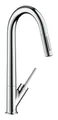 Produktbild: hansgrohe Küchenarmatur Axor Starck 270 Einhebel-Küchenmischer mit Ausziehbrause
