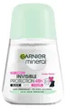 Produktbild: Garnier Mineral Roll-on Deodorant Unsichtbarer Schutz 48h Floral Touch - Schwarz, Weiß, Farben 50 ml