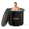 Produktbild: VEVOR Eisbadewanne, 90 cm langes Tauchbecken für Kaltwassertherapie für Sportler, tragbares Outdoor-Eisfass-Tauchbecken zur Erholung, 370 l aufblasbare Faltbadewanne mit Abdeckung