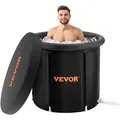 Produktbild: Eisbad Tonne für Athleten mit Abdeckung 90cm 370L  Faltbare Eisbad Badewanne