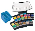 Produktbild: Pelikan 701228 Farbkasten ProColor®, Schwarz/Blau, 24 Farben, 1 Stück