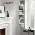 Produktbild: VASAGLE Eckregal weiß 20,0 x 20,0 x 126,0 cm LBC72WT Deko Regal Wandregal