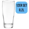 Produktbild: 12x Van Well Glas 0,2 l Willybecher Gläser Geeicht Pils Longdrink Bier Gastro