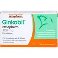 Produktbild: Ginkobil ratiopharm 120mg mit Ginkgo biloba 60 St