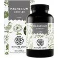 Produktbild: Nature Love® Magnesium Komplex | 180 Kapseln | 400 mg elementares Magnesium je Tagesdosis | mit 5 verschiedenen Magnesiumformen | hochdosiert | vegan