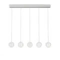 Produktbild: Ideal Lux Led-Hängeleuchte, Klar, Metall, Kunststoff, F, 11x230x84 cm, Lampen & Leuchten, Innenbeleuchtung, Leuchten nach Räumen, Esstischlampen